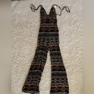 Forever 21 printed jumpsuit